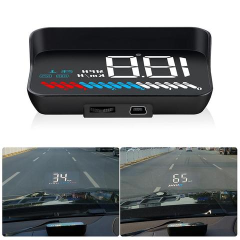 Nuevo M7 2 en 1 coche Hud OBD a bordo ordenador GPS pantalla principal para todos los vehículos velocímetro parabrisas para proyector ► Foto 1/1