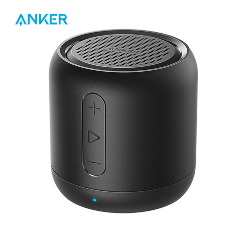 Anker Soundcore mini, Altavoz Bluetooth superportátil con tiempo de reproducción de 15 horas, 66 pies Bluetooth de rango, micrófono de graves mejorado ► Foto 1/6