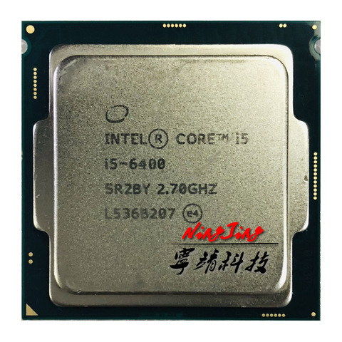 Intel Core i5 i5-6400 6400 Quad Core de 2,7 GHz Quad-Hilo de procesador de CPU 6M 65W LGA 1151 ► Foto 1/1