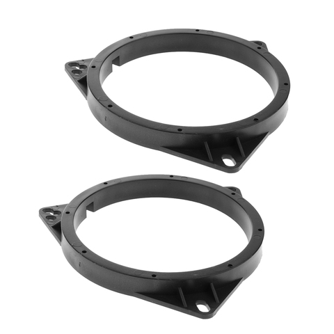 2 piezas de anillo de soporte adaptador de altavoz de plástico negro de 6,5 pulgadas para Toyota Nissan ► Foto 1/6