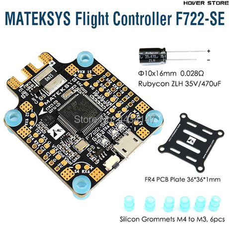 Matek sistema F722-SE F7 Dual Gryo controlador de vuelo incorporado AP OSD 5 V/2A BEC Sensor de corriente para FPV piezas de Dron de carreras RC ► Foto 1/5
