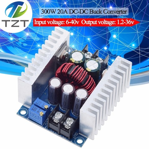 300W 20A DC-DC convertidor Buck Módulo de reducción controlador LED de corriente constante de paso Módulo de voltaje condensador electrolítico ► Foto 1/6