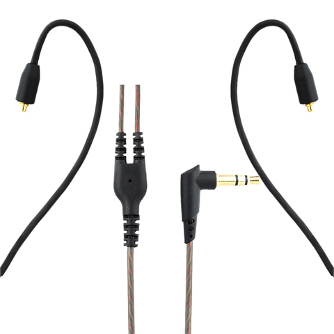MMCX Cable para Shure SE215/ SE315 / SE425 / SE535 UE900 auriculares actualización Cables de repuesto con Cable de 3,5mm auriculares Audio Cable ► Foto 1/6