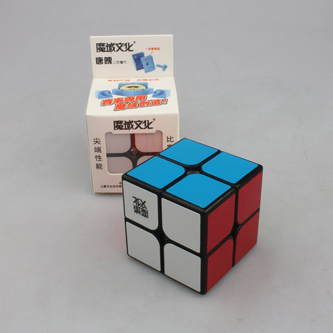 Moyu-Cubo Tangpo 2x2, color negro/Blanco/cian/rosa/café/azul/gris, juguete educativo, Cubo mágico ► Foto 1/6