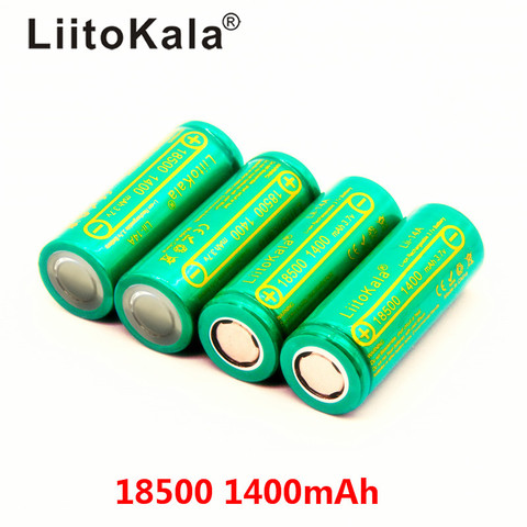LiitoKala Lii-14A 18500 batería de litio recargable de 1400mAh 3,7 V luz fuerte linterna anti-luz especial de litio de masa ► Foto 1/6