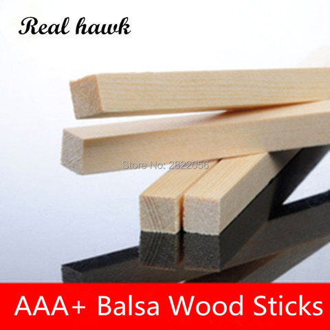 Barras cuadradas de madera AAA + Balsa, barras de madera para avión/barco modelo DIY, 200x8x 8/9x 9/10x1 0/11x1 1/12x1 2/13x1 3/14x1 4/15x15mm ► Foto 1/4