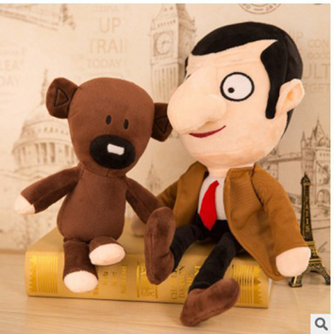 Peluche de 30cm para niños, juguetes de peluche Kawaii, Mr.Bean, regalos de cumpleaños ► Foto 1/5