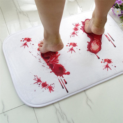 Felpudo de calidad sangre novedad baño piso Mat Europa estilo alfombra de absorción de agua antideslizante 40*60cm Felpudos ► Foto 1/4