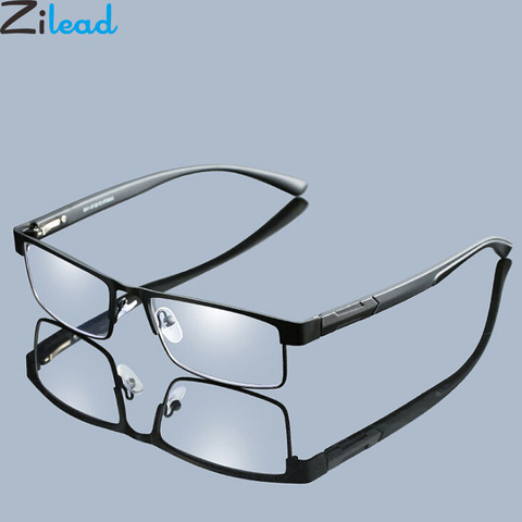 Zilead, gafas de lectura con prescripción de Metal para hombres, lentes para presbicia de hipermetropía HD para hombres, con dioptrías + 1,0 to + 4,0 Unisex ► Foto 1/3