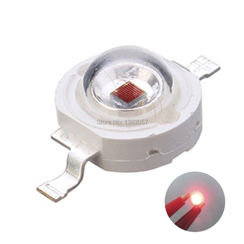 Lámpara LED de alta potencia, 730nm, 740nm, 3W, IR, rojo, lejano, infrarrojo, 3W, 720NM, diodo, Luz del emisor para proyectos DIY, 5 uds. ► Foto 1/2