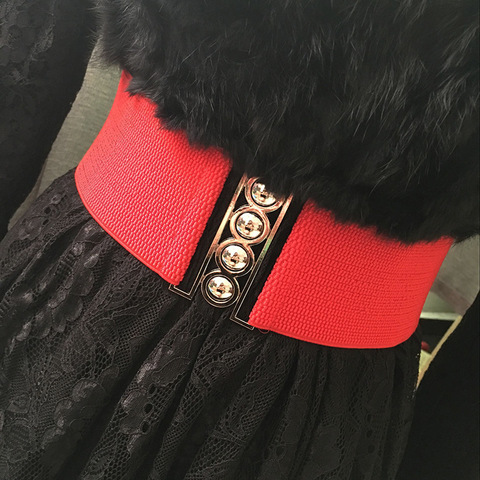 Cinturones elásticos de encaje negro para mujer, cinturones de diseñador de marca de lujo para disfraces, cinturón vaquero para mujer, cinturón para vestido de boda y fiesta ► Foto 1/4