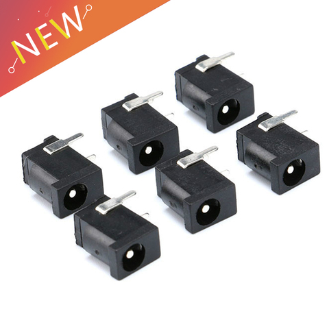 20 piezas-Conector de toma de corriente CC 1A 30V, negro, DC002, 3,5x1,3mm, 1,3 para Mini toma de CC ► Foto 1/5