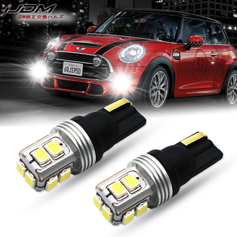 IJDM Error Canbus gratis T10 luces LED W5W 168 LED 194 V 12V 24V para mini Cooper F54 F55 F56 R52 R53 R55 R56 luces de estacionamiento blanco ► Foto 1/6