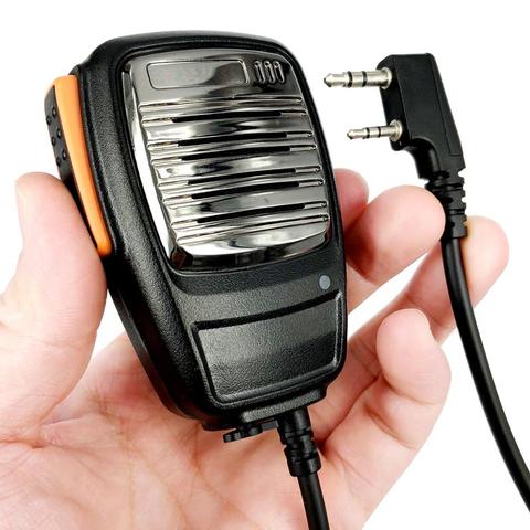 Micrófono altavoz para Baofeng UV-5R BF-888S UV5R GT-3TP Kenwood TK3107 TK3207 PUXING PX-777 Radio Walkie Talkie de mano de micrófono ► Foto 1/6