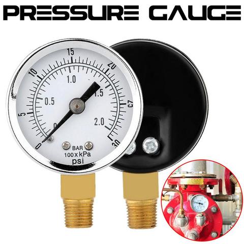Manómetro de presión, 0-30 psi, 0-2 bar, 40MM ► Foto 1/6