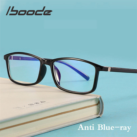 Gafas iboode Anti rayos azules para hombres, gafas de ordenador, bloqueo de juegos, gafas de radiación de luz azul, gafas para mujer ► Foto 1/6