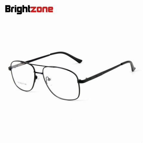 Gafas para miopía para hombres, lentes con armazón espectáculo, de aleación de titanio, oro grueso, con borde completo, ópticos Rx ► Foto 1/1