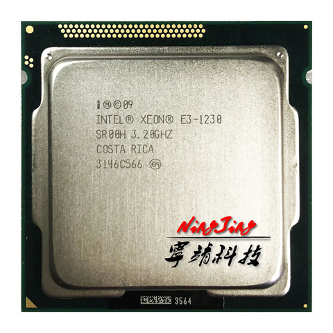 Intel Xeon E3-1230 E3 1230 3,2 GHz Quad-Core CPU procesador M 80W LGA 1155 ► Foto 1/1