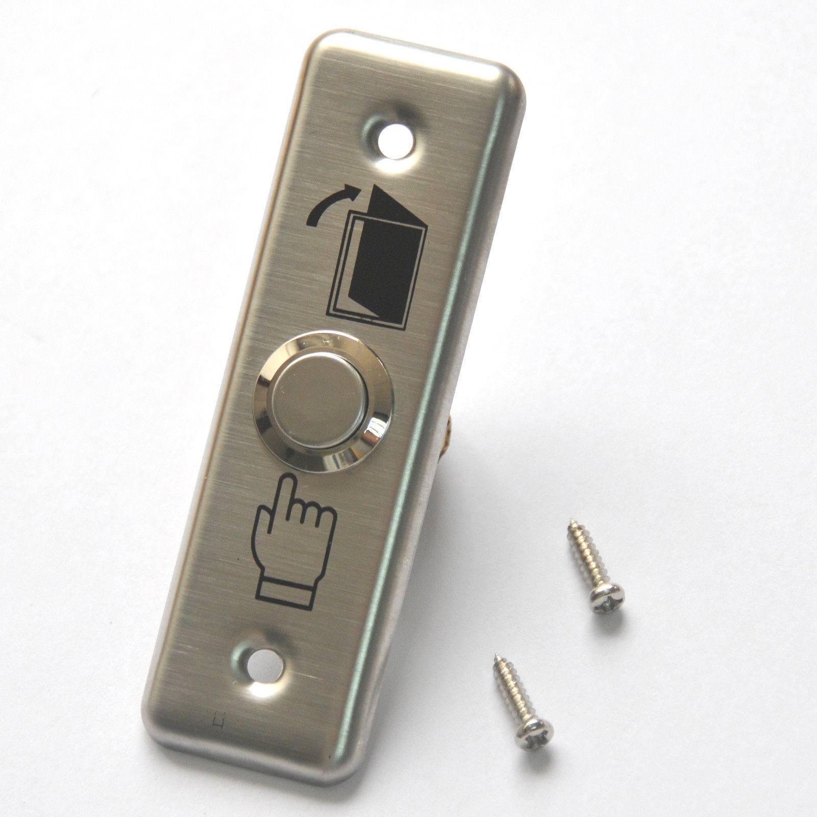 Botón de interruptor de puerta de alta calidad para Control de acceso, acero inoxidable, Delgado, botón de liberación portátil ► Foto 1/6