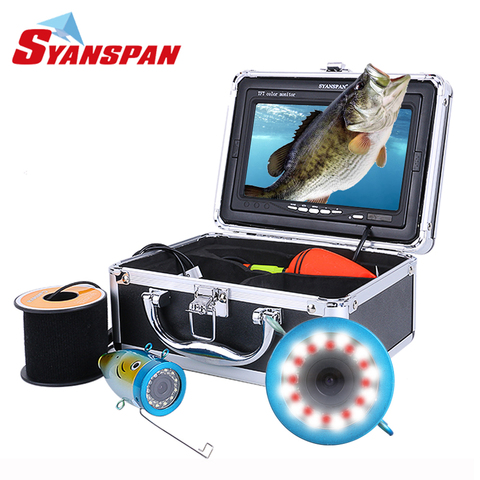 SYANSPAN Original/15/30/50 M HD 1000TVL buscador de peces bajo el agua pesca en el hielo de la cámara de vídeo de 7