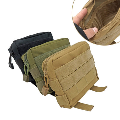 Bolso táctico MOLLE accesorio EDC herramientas de utilidad bolsa al aire libre bolsillo bolsas cintura militar Fanny Camping ejército bolsas ► Foto 1/1