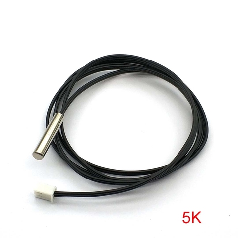 Sensor de temperatura termistor NTC Cable de sonda impermeable 5K 10K 20K 50K 100K 1% 3950 ► Foto 1/5