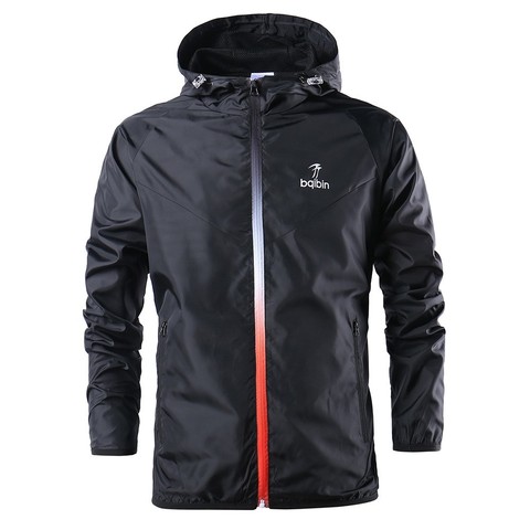 Chaqueta rompevientos de Primavera/otoño, chaqueta deportiva para hombre/mujer, Sudadera con capucha para gimnasio, abrigo de invierno a prueba de viento para exteriores, ropa deportiva para ciclismo para hombre ► Foto 1/6