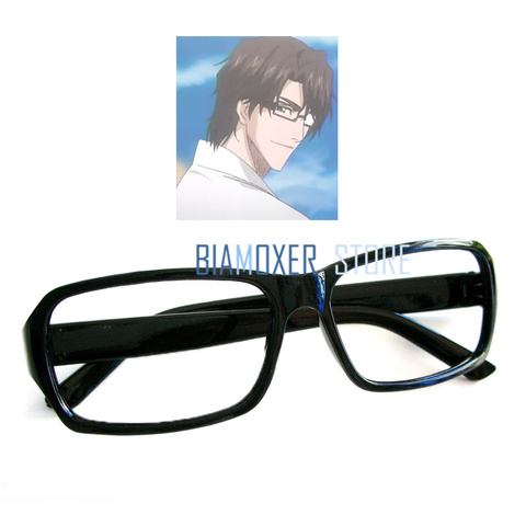 Biamoxer ampliamente uso negro gafas con marco completo (sin lente) K, K-cosplay Saruhiko Fushimi cosplay Bleach Aizen Sousuke gafas CS031 ► Foto 1/5