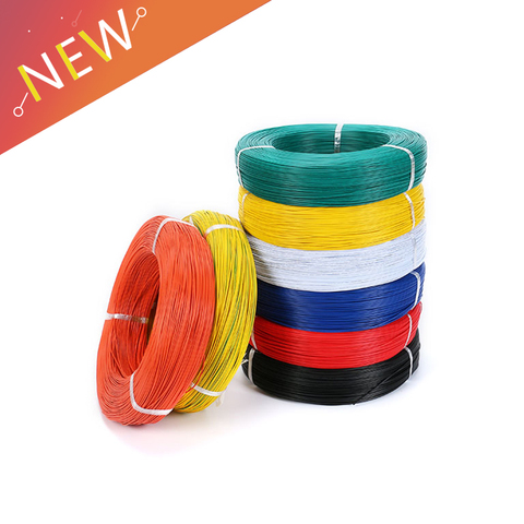 10 metros de alambre de 24awg de PVC de 1,4mm Cable electrónico aislado LED Cable para DIY conectar 8 Color ► Foto 1/6