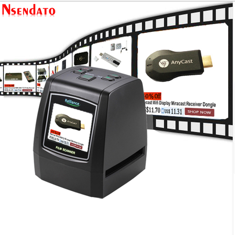 Escáner de fotos negativos de alta resolución, 14MP/22MP, 110, 135, 126KPK, Super 8MM, 35mm, 2,4 