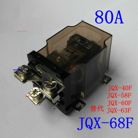 Ljqx-60f/1z-relé de alta potencia 60fg 68f, corriente eléctrica 68fg 60a 80a dc12v ► Foto 1/4