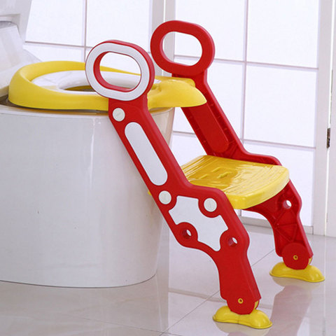 Escalera para baño para niños, orinal portátil para entrenamiento, asiento de inodoro, 11,11 ► Foto 1/6