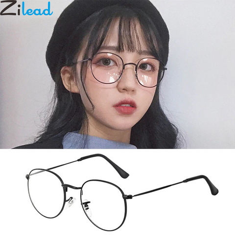 Zilead-gafas de lectura de Metal ovaladas para hombre y mujer, lentes transparentes para presbicia, gafas ópticas con dioptría de 0to + 4,0 ► Foto 1/6