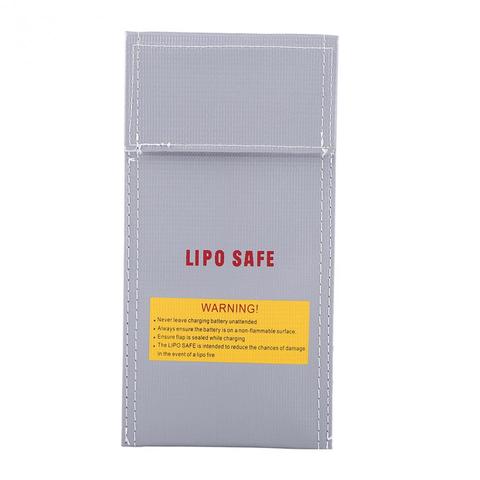 Bolsa de seguridad para batería Lipo RC, bolsa de seguridad resistente al fuego para batería, bolso de protección Lipo, bolsa protectora de carga, pieza de 100x200mm ► Foto 1/6