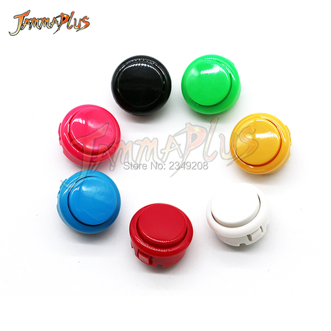 SANWA-pulsador redondo para arcade, 50 Uds., botón de 30mm y 24mm, para Joystick, piezas de bricolaje ► Foto 1/6
