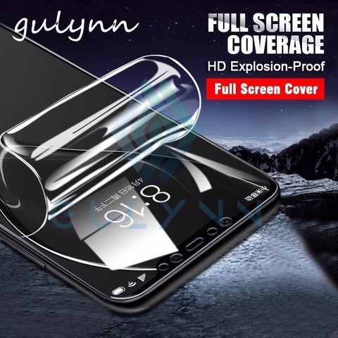Nueva película de hidrogel de cubierta completa 10D para Xiaomi mi A2 8 Lite HD Protector de pantalla película suave para Poco teléfono F1 rojo mi 6A 7 6 Note 6 Pro ► Foto 1/6