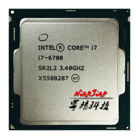 I7-6700 procesador Intel Core i7 6700, 3,4 GHz, cuatro núcleos, ocho hilos, 65w, CPU LGA 1151 ► Foto 1/1