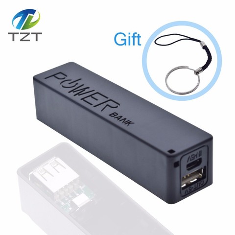 TZT-funda de Banco de energía con USB 18650, cargador de batería, carcasa de caja DIY, color negro, para Arduino ► Foto 1/6