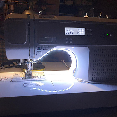 Máquina de coser, juego de luces de tira LED, cc 5V, USB Flexible, máquina de coser de luz Industrial, luces LED de trabajo ► Foto 1/6