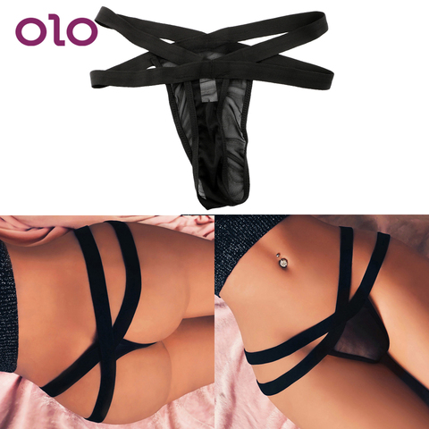 OLO-ropa interior erótica para mujer, Braga erótica, productos para adultos, S/M, Juguetes sexuales, bragas sexys ► Foto 1/6