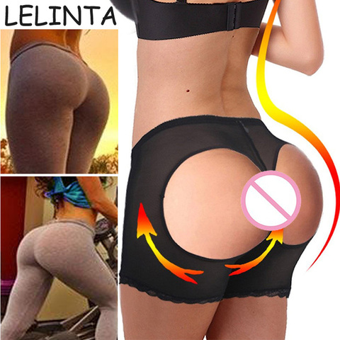 Lelink-bragas con Control de barriga y realce de glúteos, pantalones cortos, levantadores de culo ► Foto 1/6