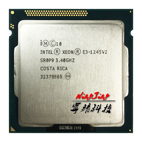 Intel Xeon E3-1245 v2 E3 1245v2 E3 1245 v2 3,4 GHz Quad-Core CPU procesador 8M 77W LGA 1155 ► Foto 1/1