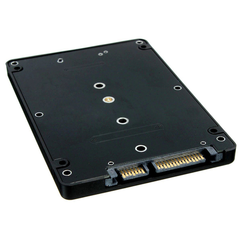 M.2 NGFF (SATA) SSD a tarjeta adaptadora SATA de 2,5 pulgadas, carcasa de 8mm de espesor IO m2 SATA SSD, adaptador a computadora de escritorio/Notebook ► Foto 1/6