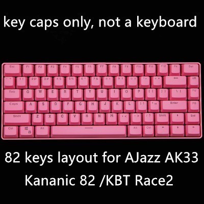 Teclado mecánico retroiluminado PBT, 82 teclas, para Jazz Ak33 Kananic 82 /KBT Race2 82 ► Foto 1/1