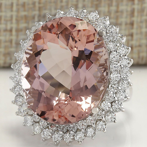 Huitan 2022 nuevo anillo de compromiso Color Champagne AAA Cubic Zirconia Chapado en plata de moda anillo de dama romántica boda joyería de la joyería de ► Foto 1/4