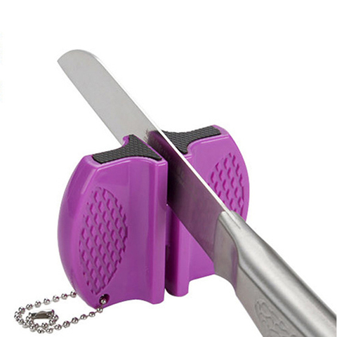 Afilador de cuchillos portátil, herramienta multifuncional para exteriores, cuchillo de acero de tungsteno ► Foto 1/6