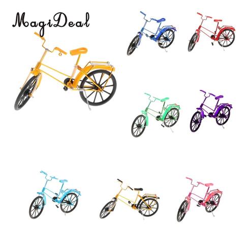 MagiDeal Retro Handicraft-Bicicleta de hierro Vintage, modelo hecho a mano, bicicleta de hierro, decoración de escritorio, recuerdos, regalo ► Foto 1/6