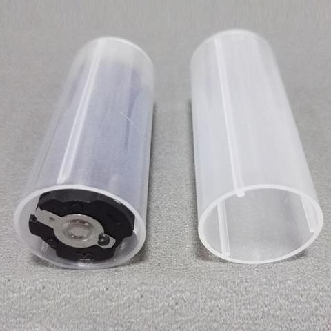 2 piezas 18650 adaptador para baterías de convertidor 61,5*26mm Tubo de la batería del convertidor de adaptador para 18650 batería ► Foto 1/6