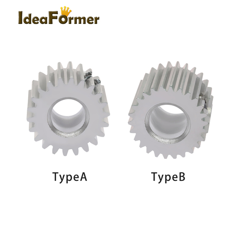 Extrusora Titan para impresora 3D, engranaje alimentador 22/26, diámetro de 5mm, rueda de extrusión OD11/12mm para extrusora Titan, piezas de dispositivo alimentador ► Foto 1/6