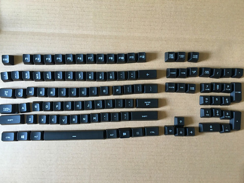 CTRL ALT TAB WIN caps de teclas de espacio original para teclado mecánico logitech G810, tapa de llave con tirador de tecla gratis 1 unidad ► Foto 1/4